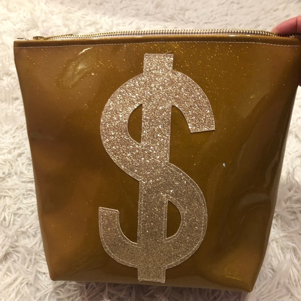 Julie Mollo The Bling Bling Bag Sparkly Gold Silver NYC 2 tone